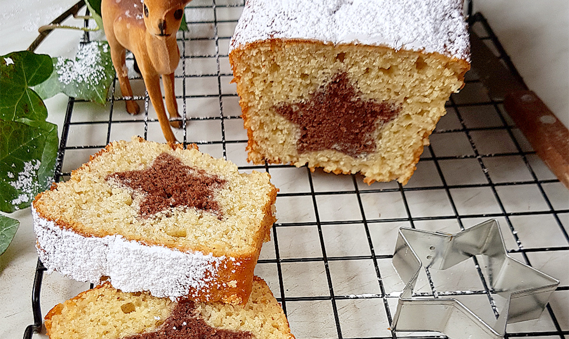 Ricetta Plumcake di Natale con Sorpresa Stella facilissimo